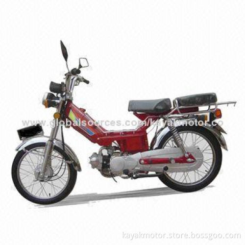 Street Bike with 50/90cc Engine, Kick/Electric Starting, Spoke Wheel, Drum Brake and Double Seat